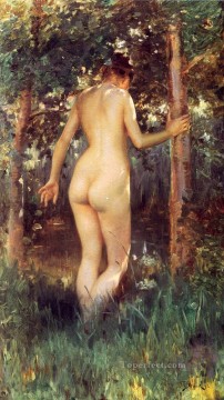 ヌード女性の研究 女性 ジュリアス・ルブラン・スチュワート Oil Paintings